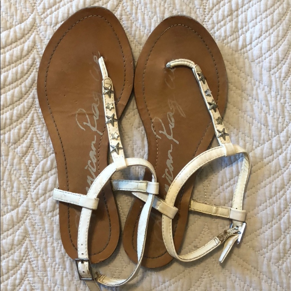 American Rag white sandal